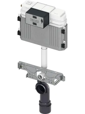 Смывной бачок скрытого монтажа TECEprofil Uni 2.0 с кронштейнами для подвесного унитаза 9041306