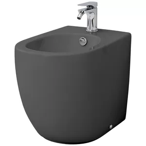 Биде напольное ArtCeram 360х520х420 перелив, отв. под смеситель, оливковый серый FLB0021500