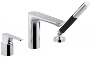 Смеситель Jacob Delafon + на борт ванны, 3 отверстия E72330-CP