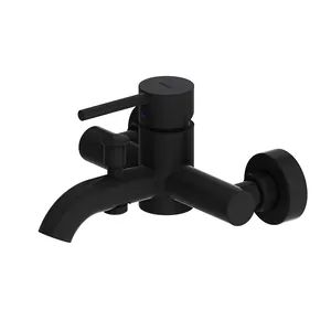 Смеситель Damixa для ванны/душа, настенный, черный матовый 361000300