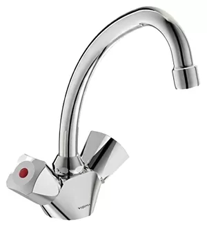 Смеситель VIDIMA настольный для кухни BA231AA трубчатый излив, хром