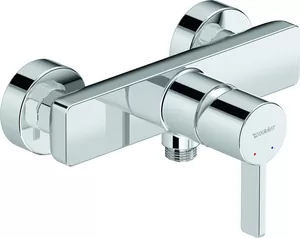 Смеситель для душа Duravit DE4230000010 настенный, однозахватный, без излива, хром
