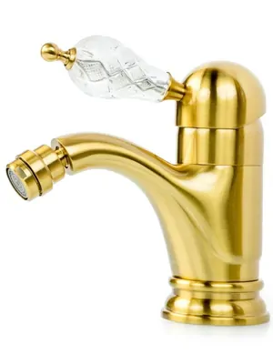 Смеситель Boheme 306-CRST для биде, на 1 отверстие, однозахватный, бронза