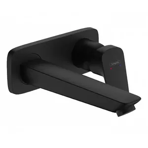 Смеситель Hansgrohe для умывальника встраиваемый, однозахватный, черный мат. 71220670