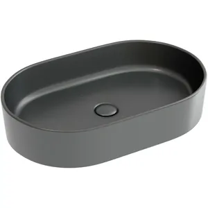 Раковина накладная Ceramicanova 360х385х122 темный антрацит мат. CN6048MDH