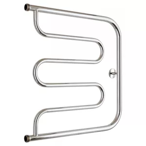 Полотенцесушитель водяной СТИЛЬЕ 600х600,нерж.сталь, бок подкл.,резьба-сгон 1",00011-6060