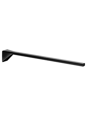 Полотенцедержатель Keuco 450 мм,настенный,одинарный,с клеевым набором,черный мат. 14620370000