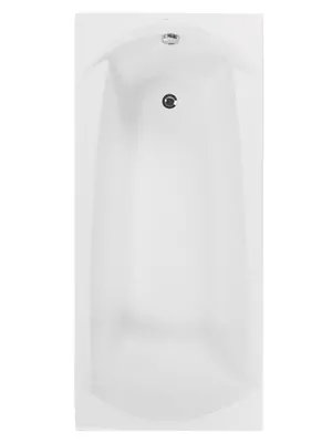 Ванна акриловая VAGNERPLAST 160 (1600х750х420) прямоугольная, белая VPBA160EBO2X-04