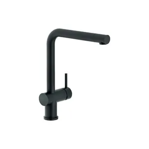 Смеситель NOBILI для кухни, поворотный излив, черный матовый LV00113BM