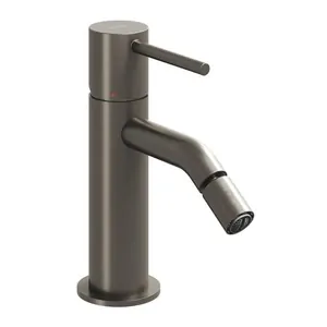 Смеситель для биде Ravak X070318 однозахватный, излив 114 мм, графит