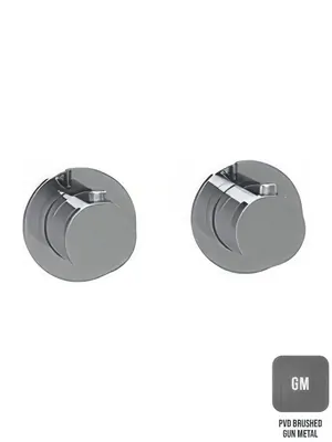 Смеситель для ванна/душ Almar термостат. на 2-3 потребителя, расположение вер/гор. цвет оружейный металл брашированный E180132.GM