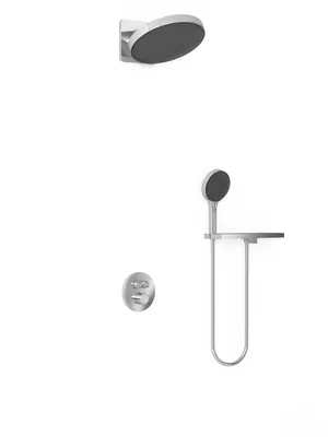 Душевая система Vincea термостатическая,с полкой,верхний и ручной душ,хром VSFW-3I22MT3RCH