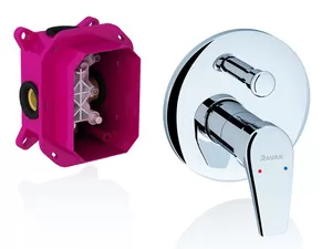 Смеситель для ванны/душа RAVAK NO 065.00 встраиваемый, внешняя часть