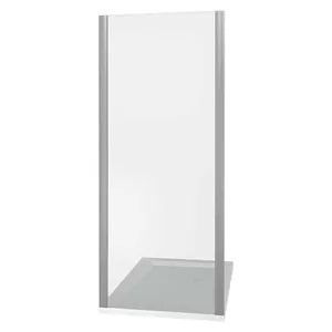 Стенка душевая GOOD DOOR BAS LATTE SP-100-C-WE (100х185) стекло прозрачное
