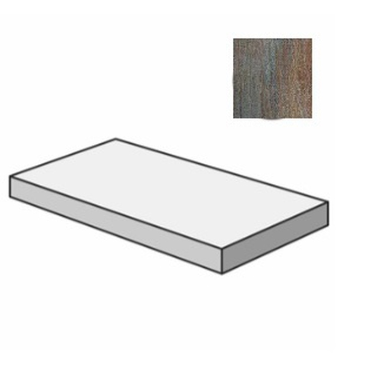 Sant Agostino Dripart CSAGSDBR12 Gradone Angolare Sx Bronze 33x120 матовая