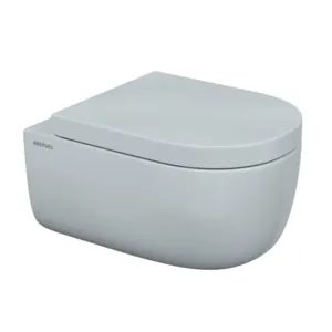 Унитаз подвесной Berges 540х360х330 безободковый, сиденье Toma SO микролифт, белый 082124