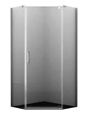 Душевой уголок WasserKRAFT Leine 35P38 (1000х1000х2000) стекло прозрачное/профиль серебристый