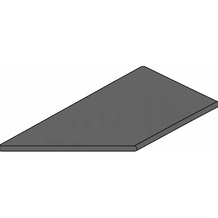 Italon Magma (Магма) 620090001328 X2 Графит бортик закруглённый Левый 30x120 матовая