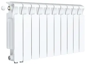 Радиатор биметаллический Rifar Ventil MVL 350 нижнее левое подкл, 10 секций, 50мм, 1380 Вт