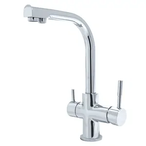 Смеситель для кухни VARION Armaturen lux 9837 83 3 с краном питьевой воды, высокий излив