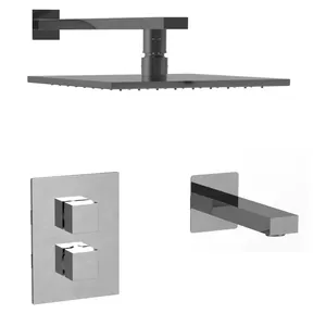 Душевая система Paini для ванны/душа,термостат,верхн. душ,излив,хром 21CRSET26911THBATHHEAD