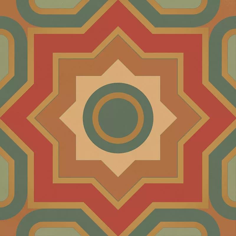 декор Mandala Scs Gold 19.8x19.8