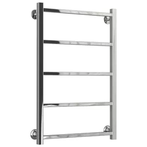 Полотенцесушитель водяной СТИЛЬЕ 800х500, нерж. сталь, нижнее подкл., 3/4",00640-8050