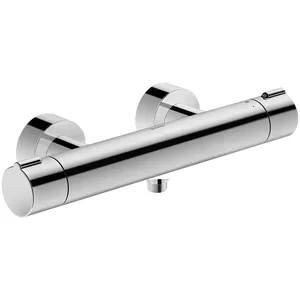 Смеситель Duravit для душа термостат настенный, блокировка при 38°, хром C14220000010
