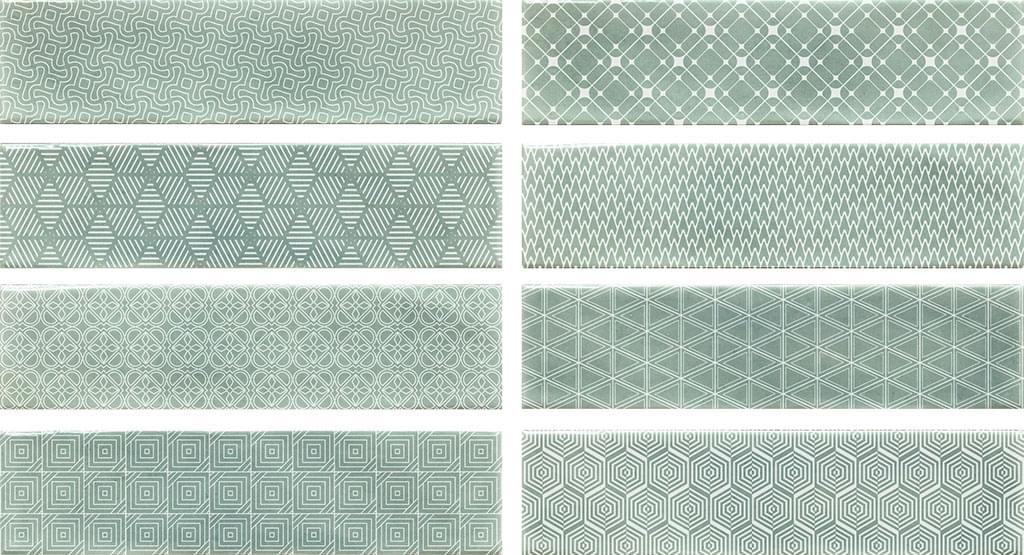 Decor Opal turquoise 3565 глянцевая