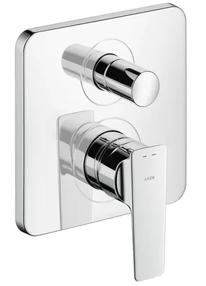 Смеситель Axor 36455000 для ванны однорычажный с переключателем, внешняя часть