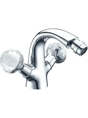Смеситель Boheme 356 для биде, на 1 отверстие, двухзахватный, хром