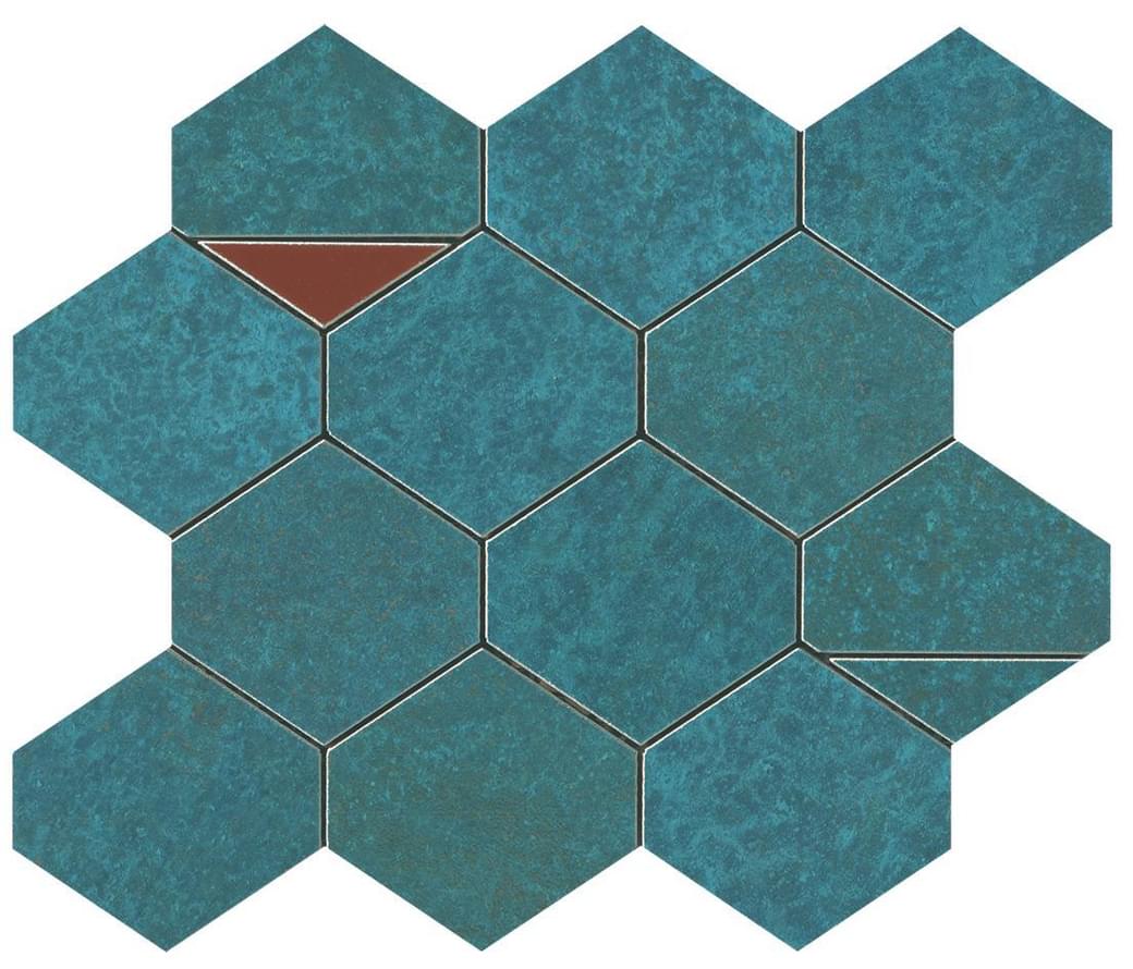 мозаика Blaze Verdigris Mosaico Nest 29.4x25.8