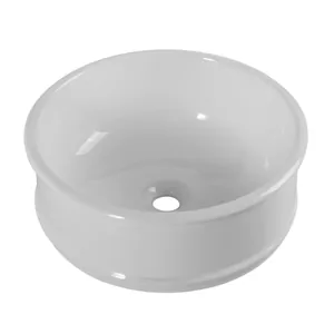 Раковина накладная BelBagno (450x450x170) круглая, без отверстия под смеситель, белая BB1383