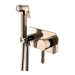 Смеситель CEZARES -DIF-02-L встраиваемый, однозахватный, с гигиеническим душем, бронза