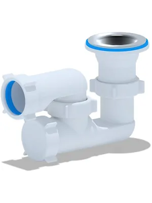 Сифон АНИ Пласт 1.1/2"х40мм для душевого поддона, регулируемый E210