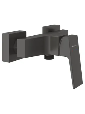 Смеситель для душа Aqueduto CLA0745 настенный, однозахватный, без излива, сталь оружейная