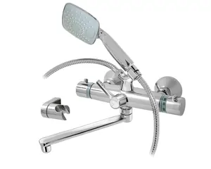 Смеситель термостат для ванны VARION Armaturen 1025 87 5 короткий излив 200 мм