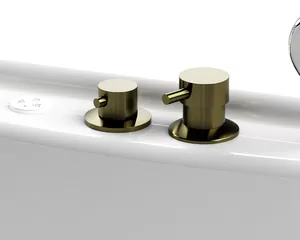 Смеситель на борт ванны Радомир "-BRONZE" бронза