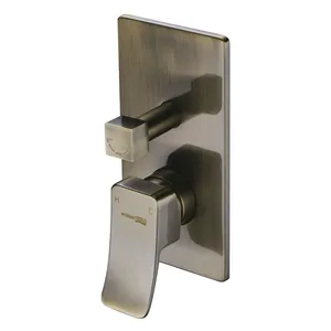 Смеситель для ванны/душа WasserKRAFT 1641 встраиваемый, светлая бронза