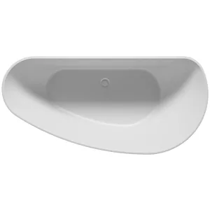 Ванна из литого мрамора RIHO GRANADA 170х80, овальная, асимметричная, отдельно стоящая