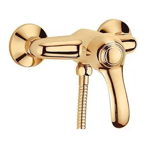 Смеситель CEZARES DM-02 для душа, однозахватный, настенный, выход под шланг 1/2", бронза