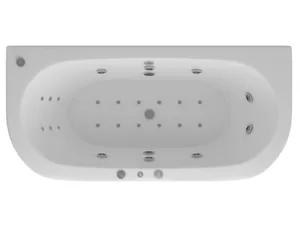 Ванна акриловая Акватек 190х90 гидромассаж премиум гамма, пн управл,панель, каркас, слив
