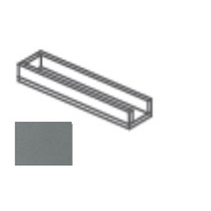 Impronta italgraniti Nuances NU03CAC6 Canalina a Bordo Chiuso Antracite 14x60x8 матовая