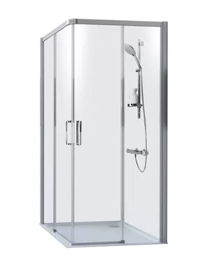 Душевой уголок HUPPE 2 1000х1000х2000 серебро с блеском/стекло прозрачное C20108.069.321
