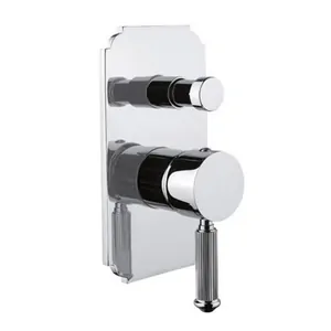 Смеситель CEZARES -VDIM-01-L для ванны, встраиваемый с переключателем, хром/ручки металл