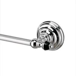 Полотенцедержатель-штанга DEVON&DEVON BLKD509CR, L-415 мм, хром+черный