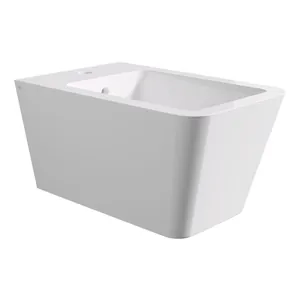 Биде подвесное Alice 550х350х420 Aliglaze+, отверстие под смеситель, белый 31220101SET