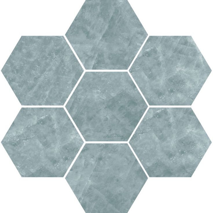 Vallelunga Sobe VSOME30S Esagona T7 Acqua Satin 28x30 глянцевая