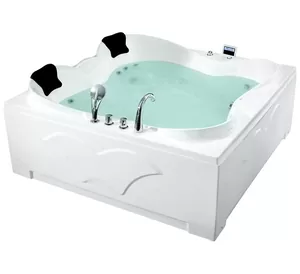 Гидромассажная ванна Gemy G9089 K L (1870х1870х850) аэромассаж, хромотерапия