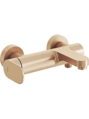 Смеситель для ванны/душа RAVAK EL 022.60RGB однозахв, настенный, розовое золото X070367